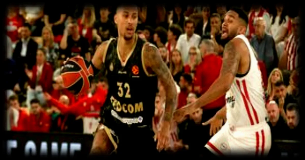 AS Monaco éliminée en quarts de finale de l'Euroligue par l'Olympiakos après un revers 105-82