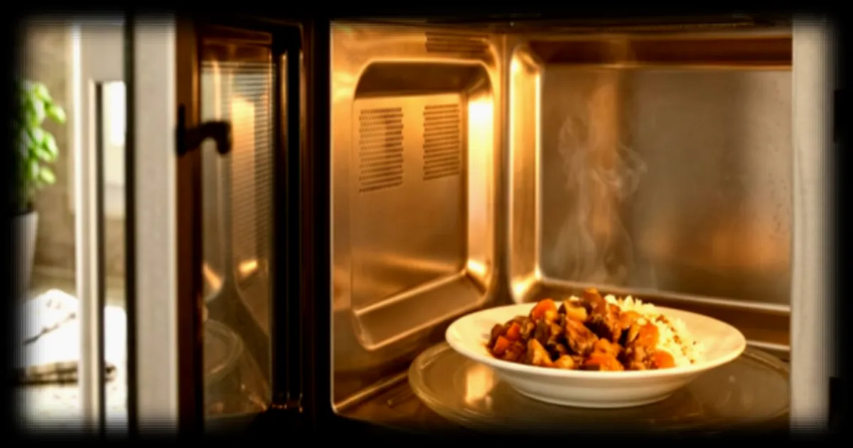 Attention, mettre le plat au milieu du micro-ondes pourrait gacher votre repas - Decouvrez la raison surprenante