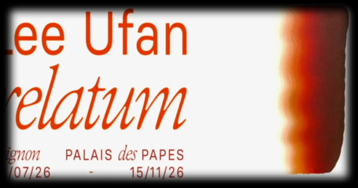 Avignon accueille l'exposition «Relatum» de Lee Ufan au Palais des Papes