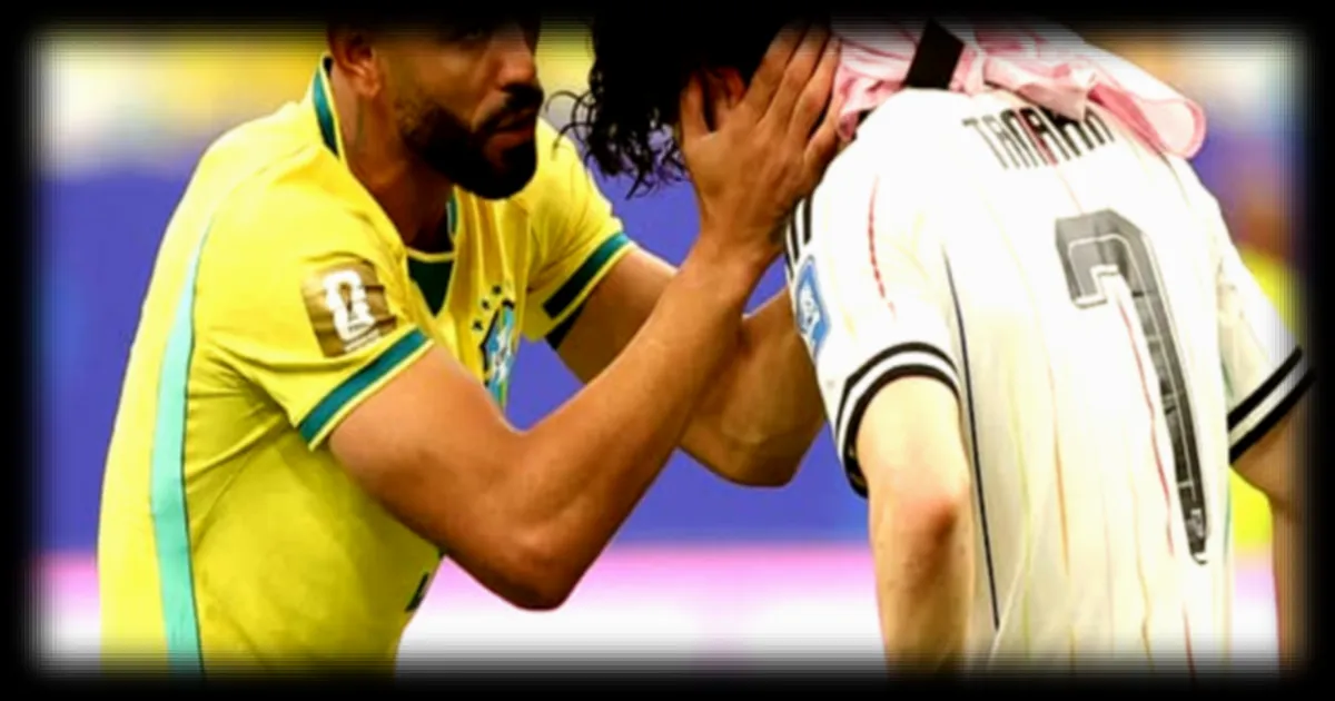 Brésil-Japon : après son geste envers Shiogai, Cunha assume et relance le débat sur l’image de la Seleção