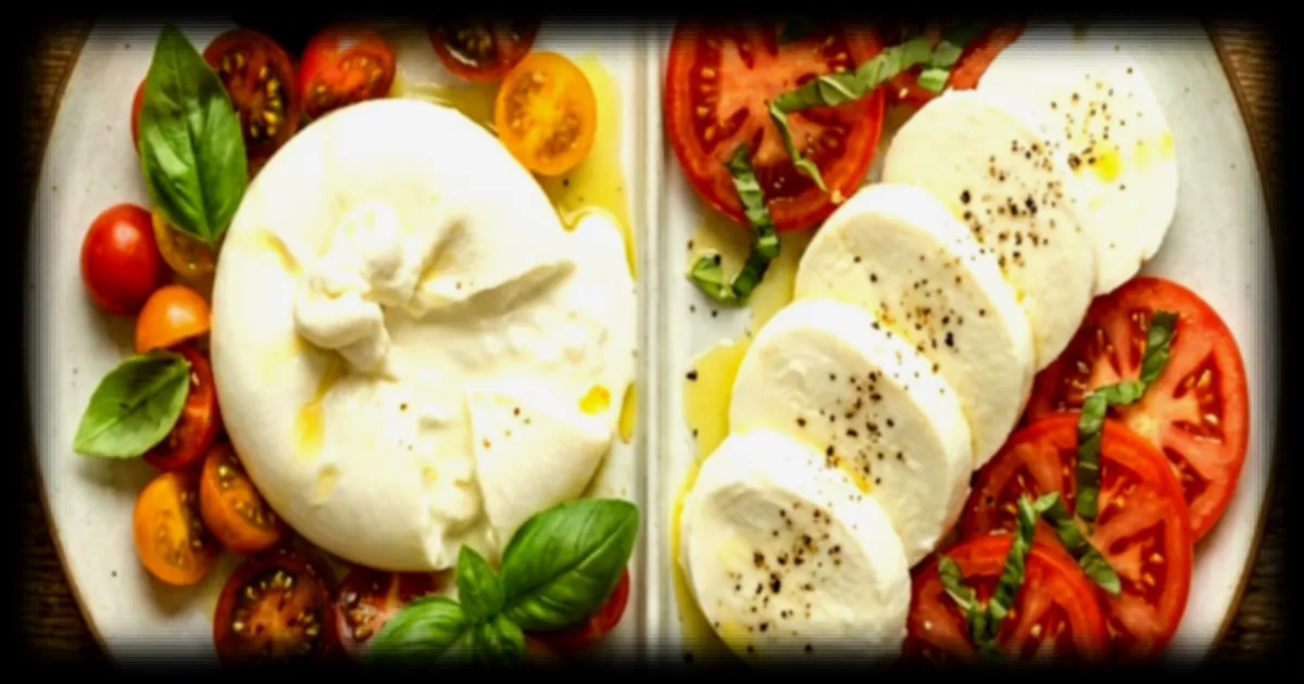 Burrata ou Mozzarella di Buffala : Quelle est la meilleure pour la santé ?