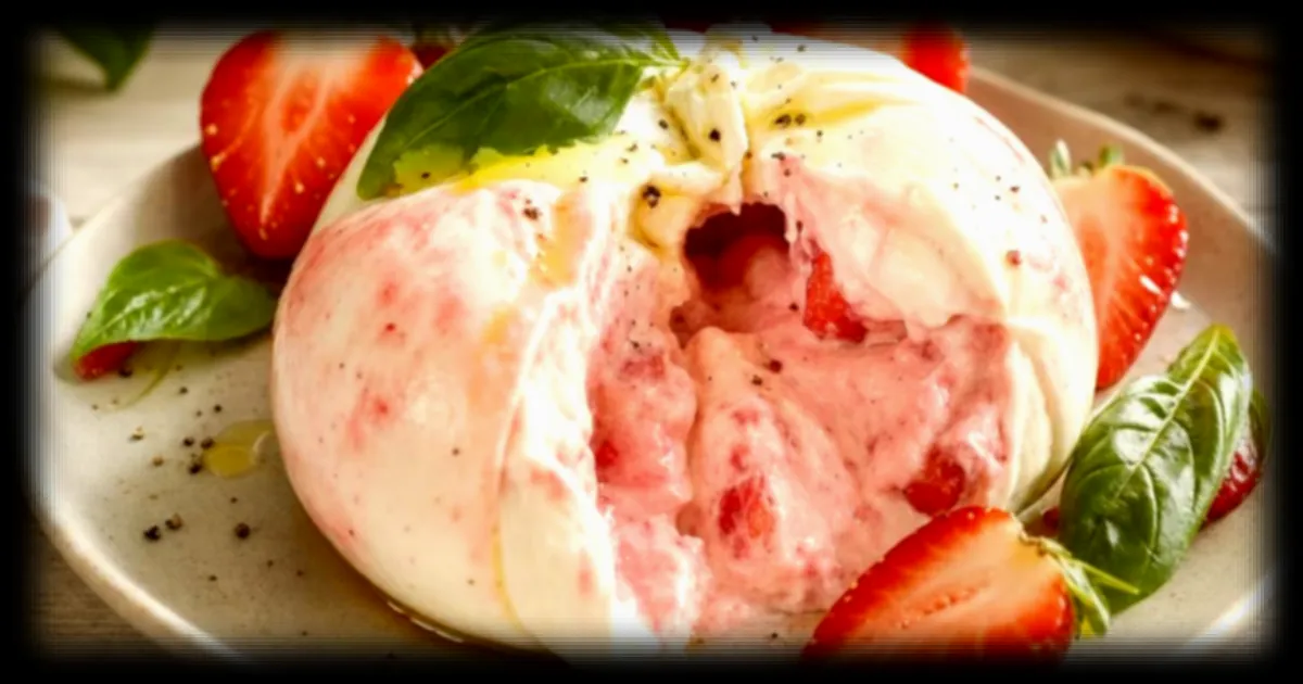 Burrata rose en vente chez Grand Frais : ce qu’il faut savoir sur ce produit estival atypique