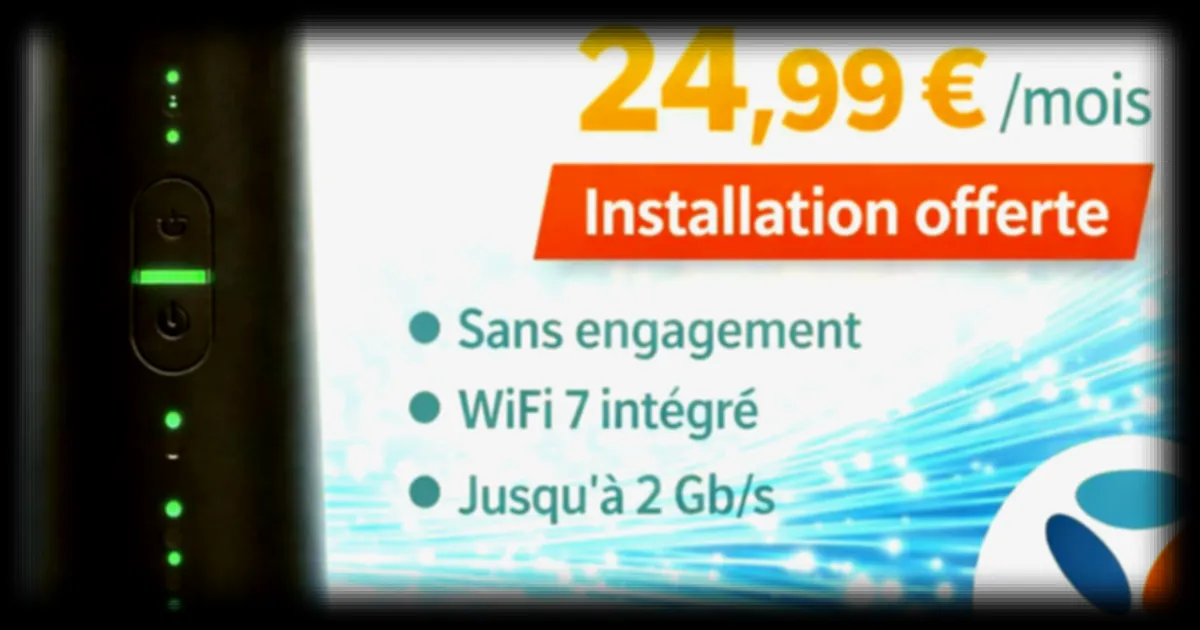 B&YOU Pure fibre : une offre internet sans engagement avec installation offerte