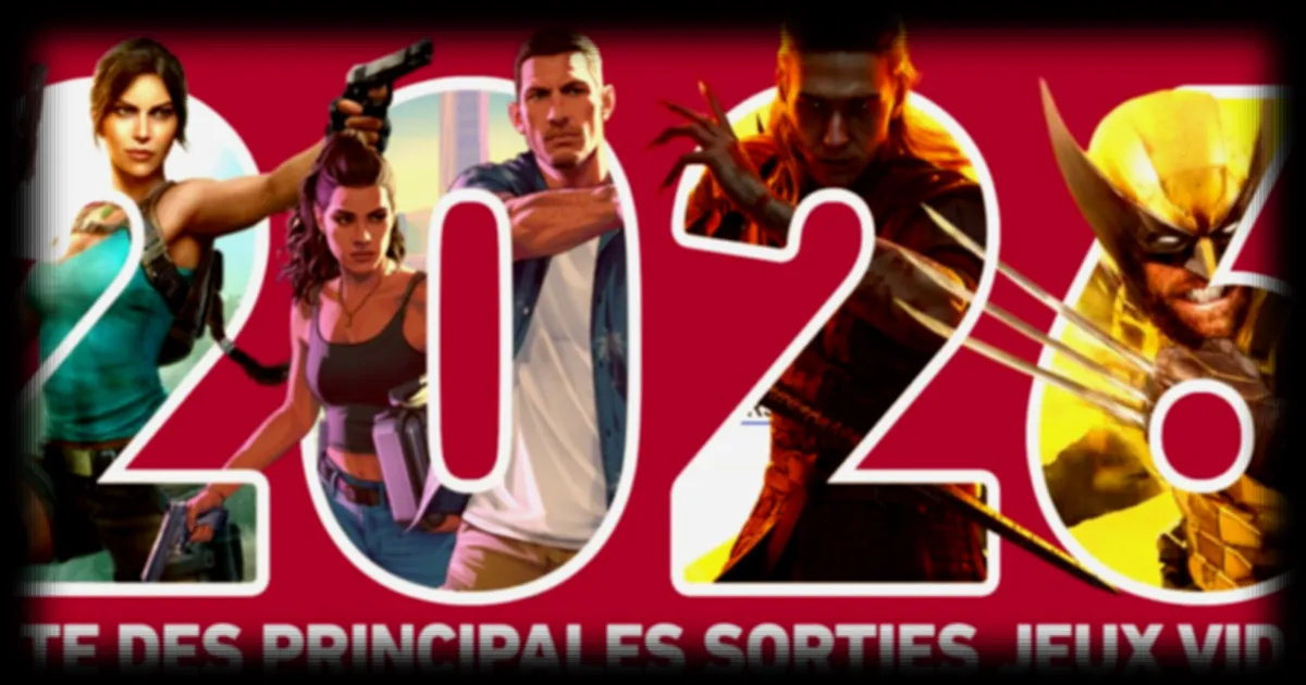 Calendrier des sorties majeures de jeux vidéo pour l'année 2026