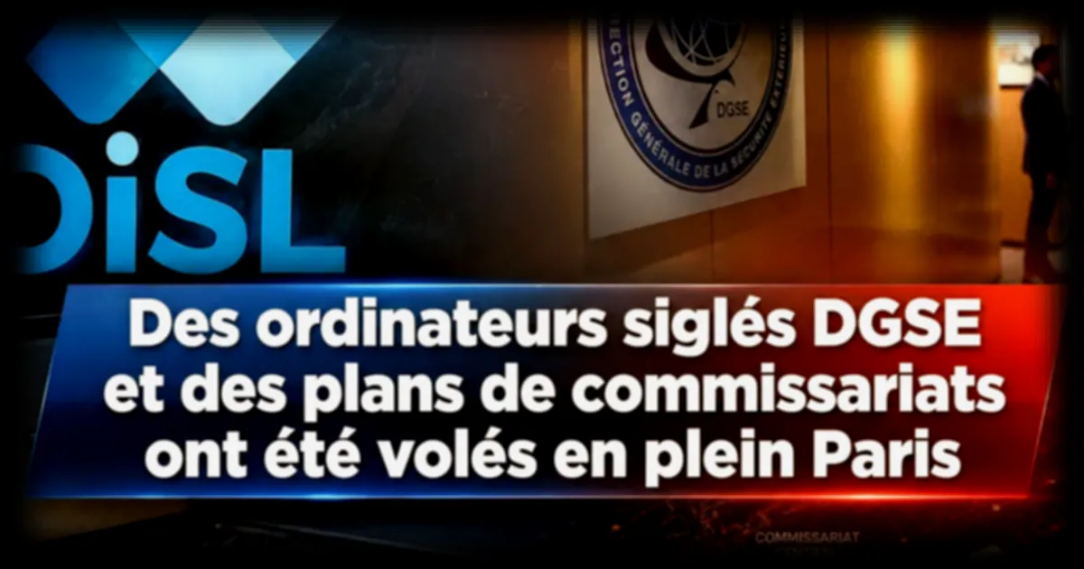 Cambriolage à Paris : des ordinateurs de la DGSE et des plans de commissariats dérobés chez un prestataire de sûreté