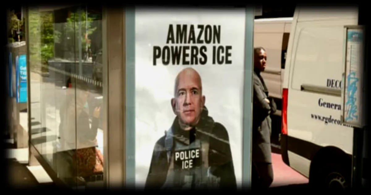 Campagne d'affichage 'Boycottez le Met Gala de Bezos' cible Jeff Bezos à New York