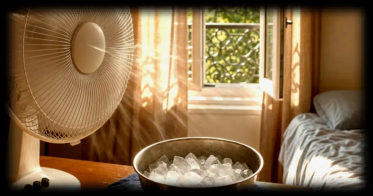 Canicule : comment un saladier de glaçons peut transformer un ventilateur en climatisation d’appoint