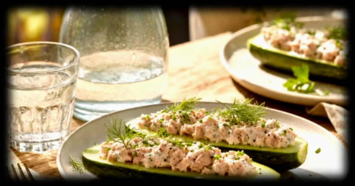 Canicule : le concombre farci au thon, une recette estivale pour s’hydrater efficacement