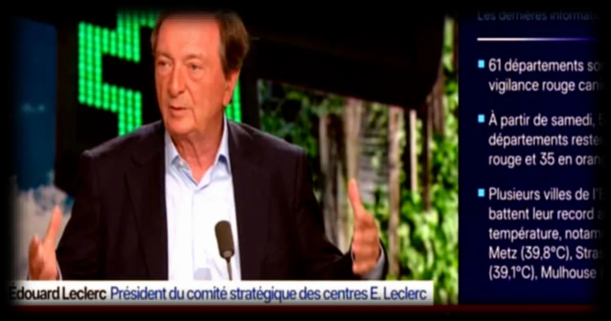 Canicule : les éleveurs risquent de subir des pertes, selon Michel-Édouard Leclerc