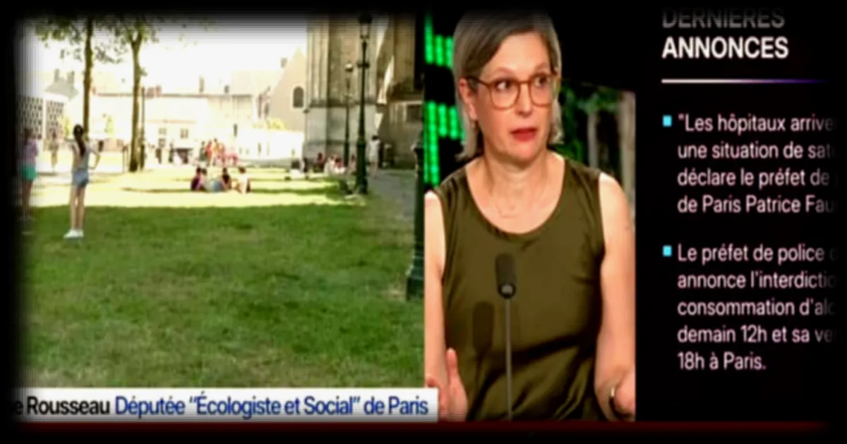 Canicule : Sandrine Rousseau dénonce le « grand silence » de l'exécutif