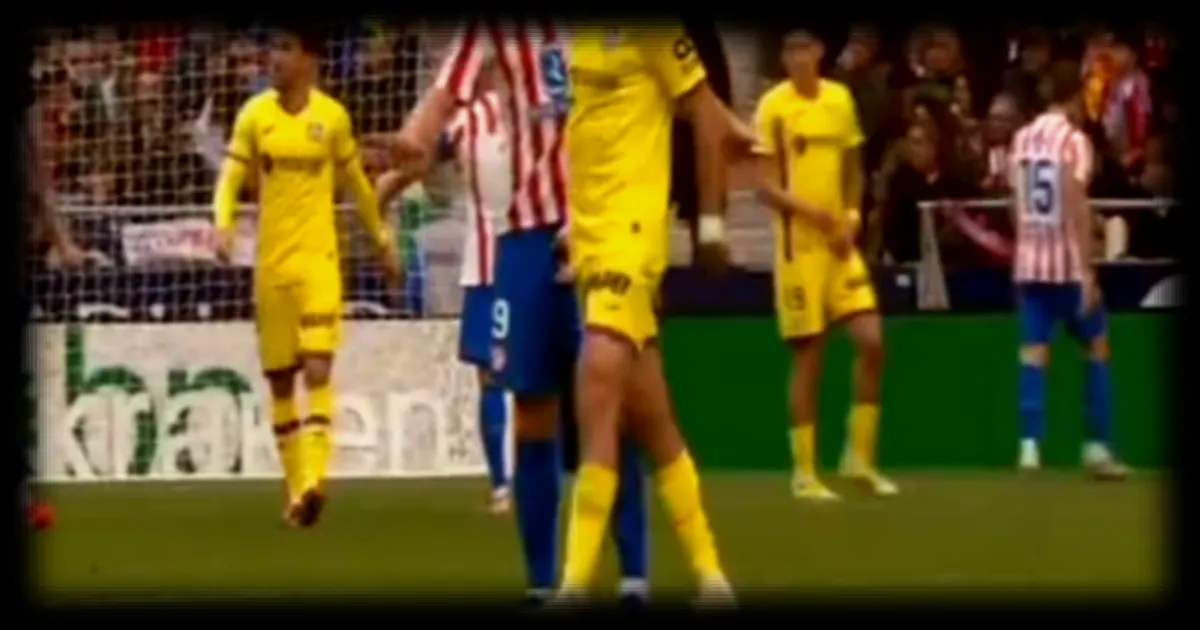 Carton rouge pour Abdel Abqar après un geste inacceptable lors du match Atlético-Getafe
