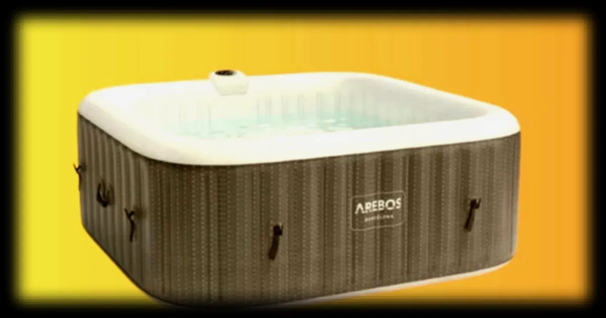 Cdiscount propose un spa gonflable AREBOS Barcelona à prix réduit avec 10 % de remise