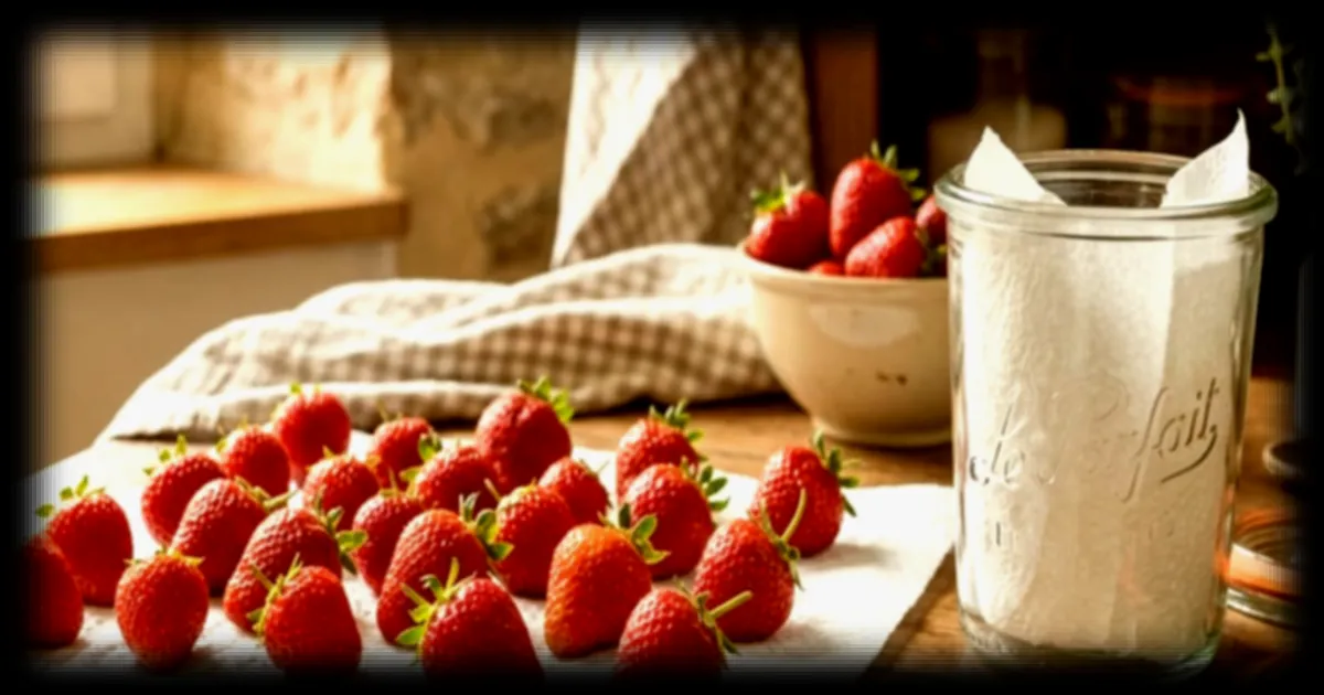 Cette astuce de grand-mère pour conserver vos fraises plus d'une semaine