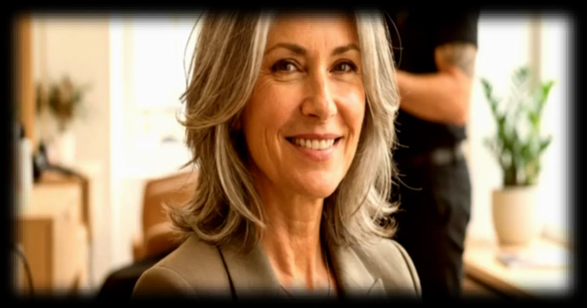 Cheveux poivre et sel : une coupe de cheveux qui rajeunit le visage des femmes selon un coiffeur