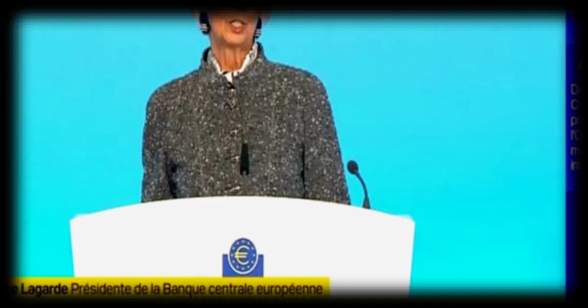 Christine Lagarde affirme qu'il a été décidé à l'unanimité de ne pas modifier les taux