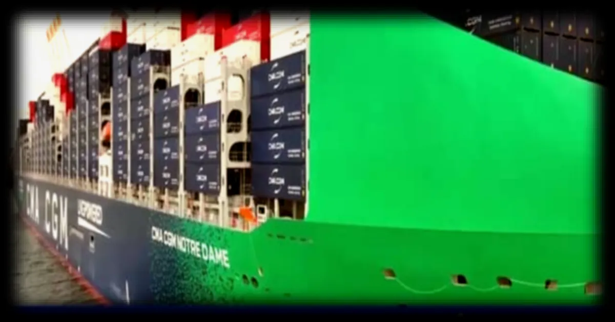 CMA CGM fait entrer au Havre le plus grand porte-conteneurs battant pavillon français