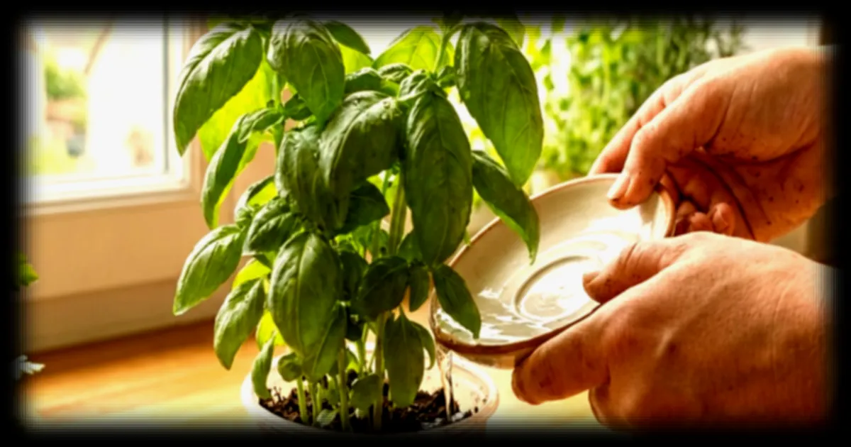 Comment arroser votre pot de basilic du supermarché pour qu'il prospère toute l'année