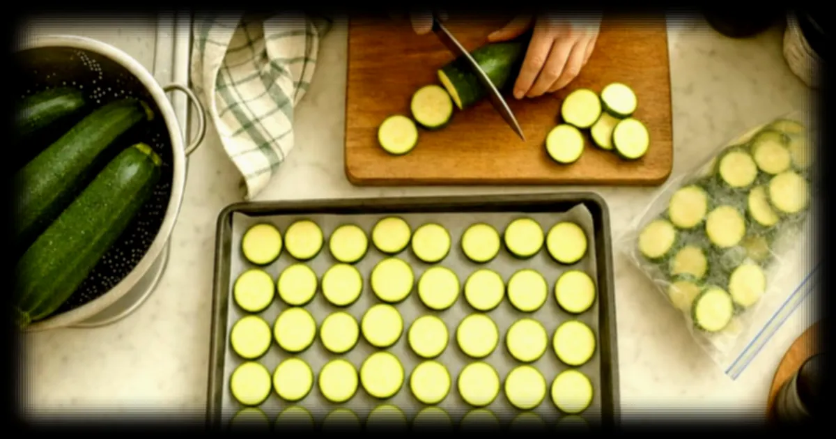 Congeler une courgette entière : la méthode à suivre pour éviter la purée