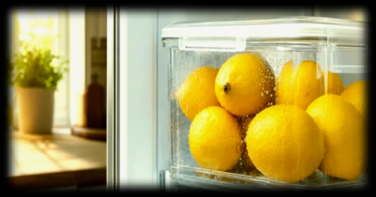 Conserver les citrons en canicule : une méthode simple pour éviter le dessèchement