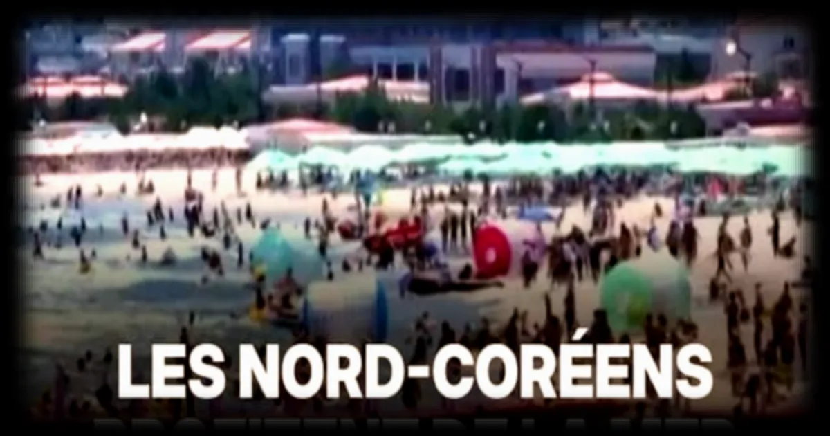 Corée du Nord : des images rares de plages bondées diffusées par les médias d'État