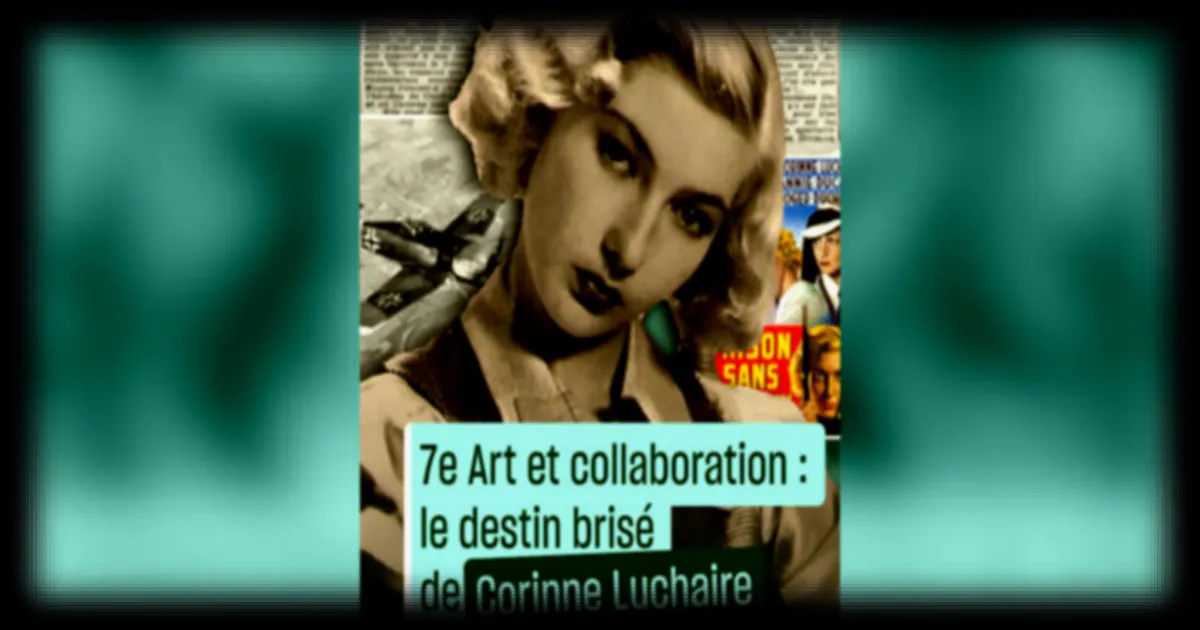 Corinne Luchaire, l'actrice française accusée de collaboration avec l'Allemagne nazie