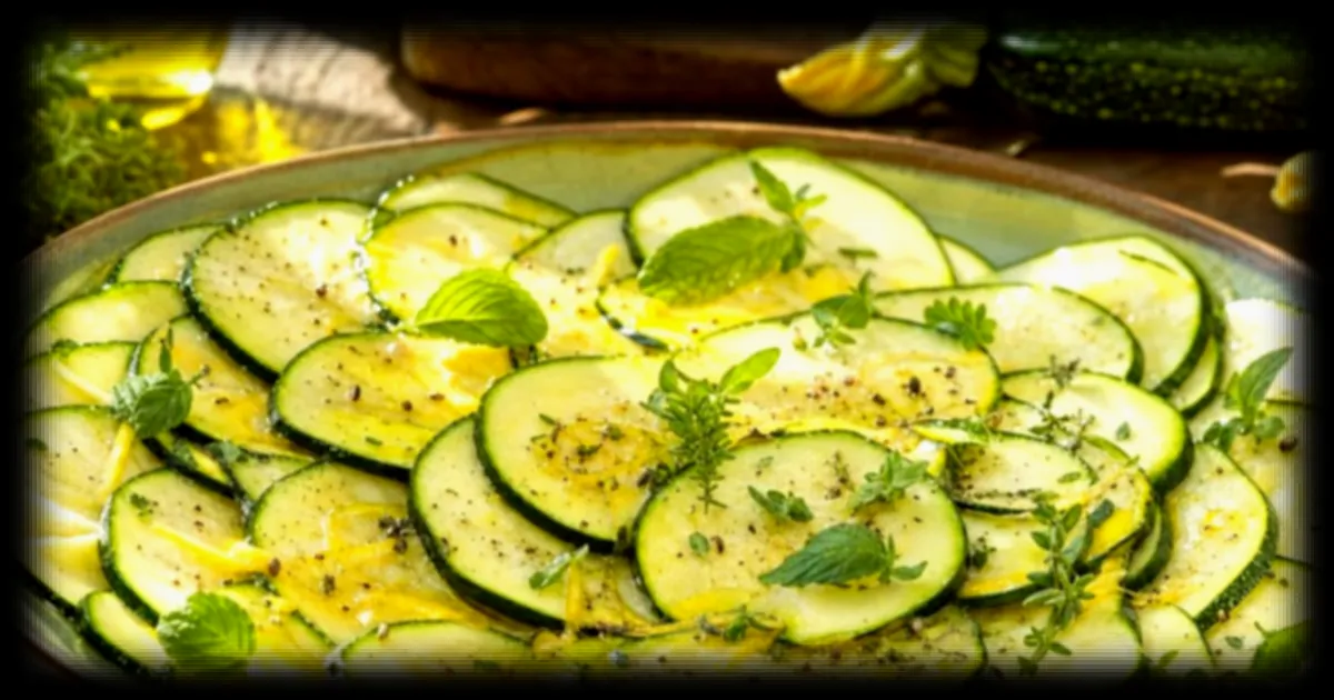 Courgette crue : un légume estival à déguster avec prudence