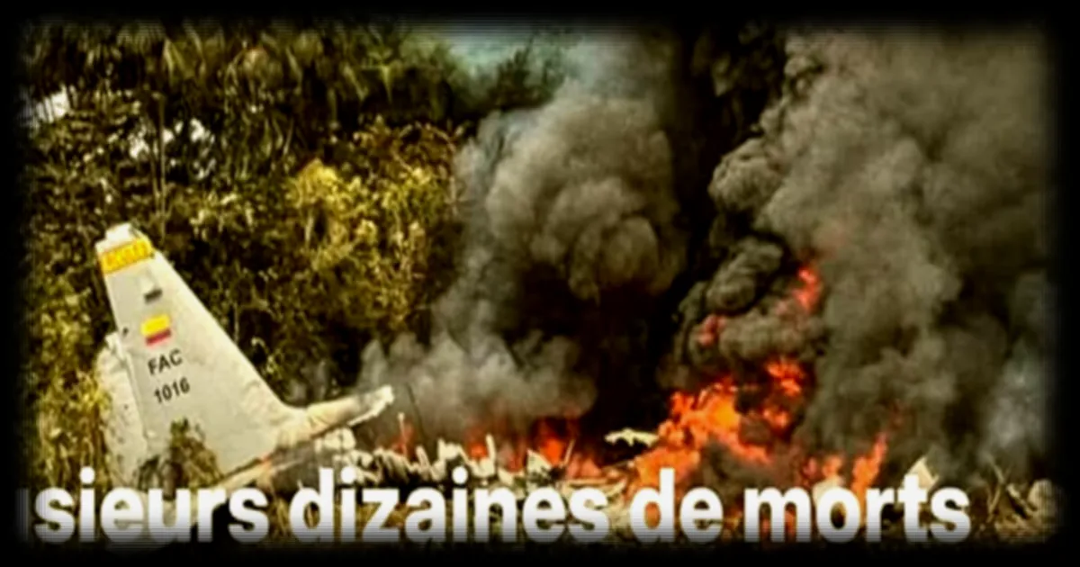 Crash tragique d'un avion militaire en Colombie : plusieurs dizaines de victimes