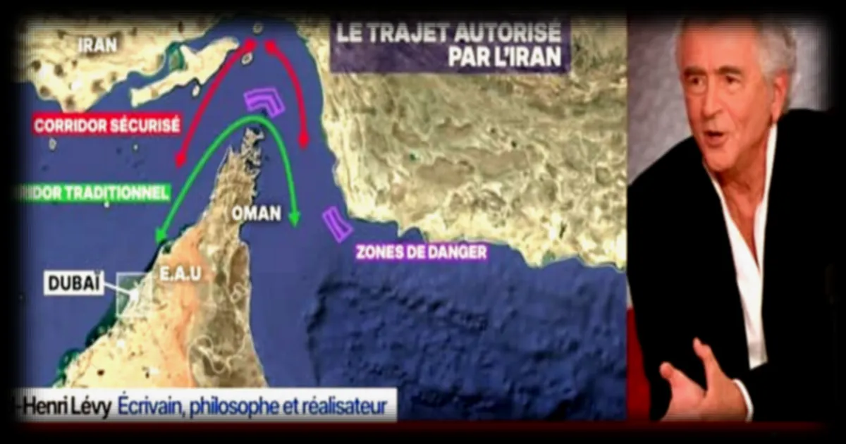 Crise au Moyen-Orient : Bernard-Henri Lévy réclame la levée du blocus du détroit d'Ormuz
