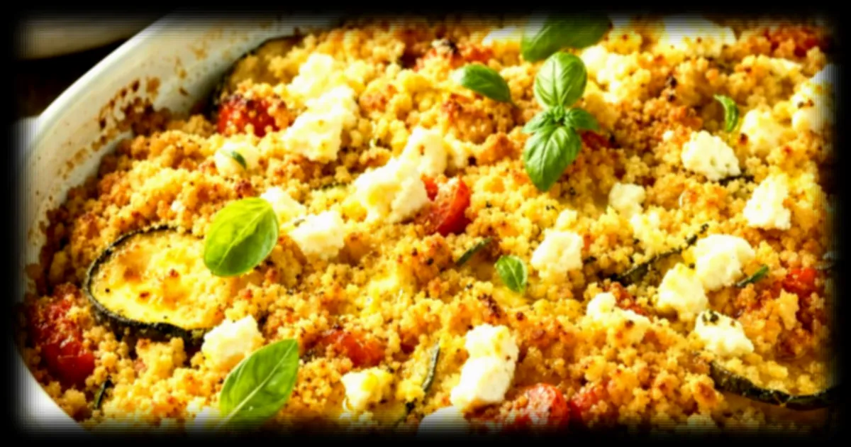 Crumble de légumes estivaux : comment alléger la recette traditionnelle grâce à un fromage méditerranéen