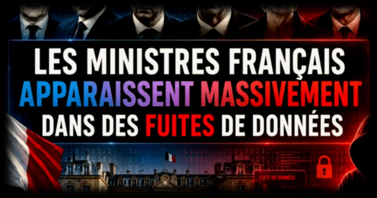 Cybersécurité : des ministres français exposés dans des dizaines de fuites de données