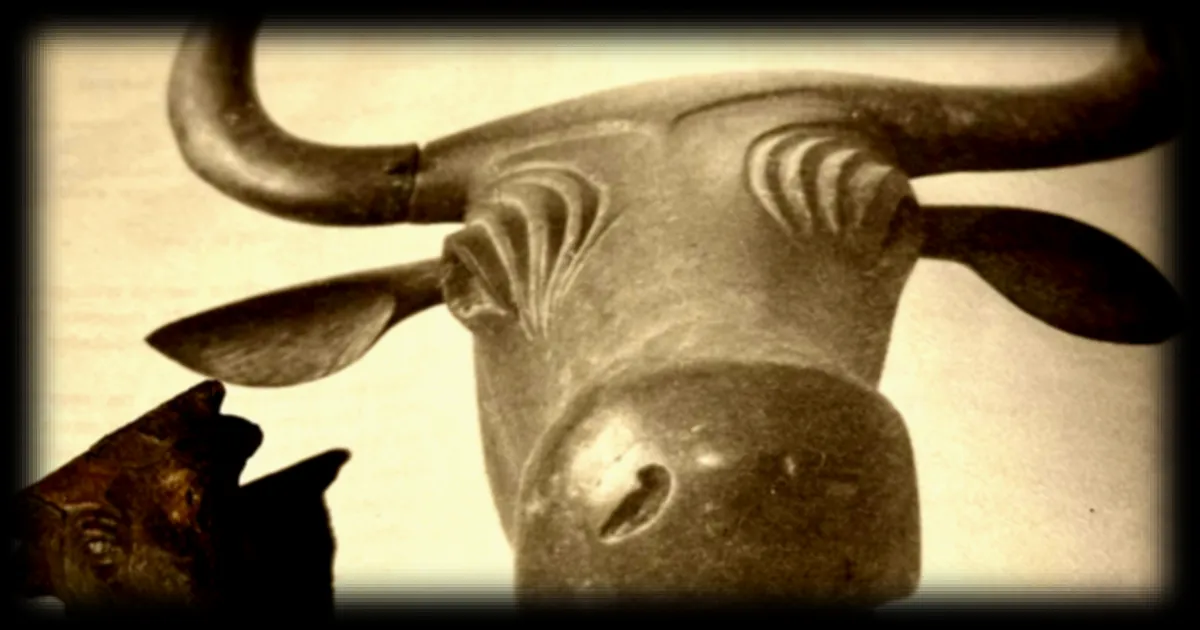 Découverte archéologique majeure aux Baléares : une tête de taureau en bronze vieille de 3 000 ans