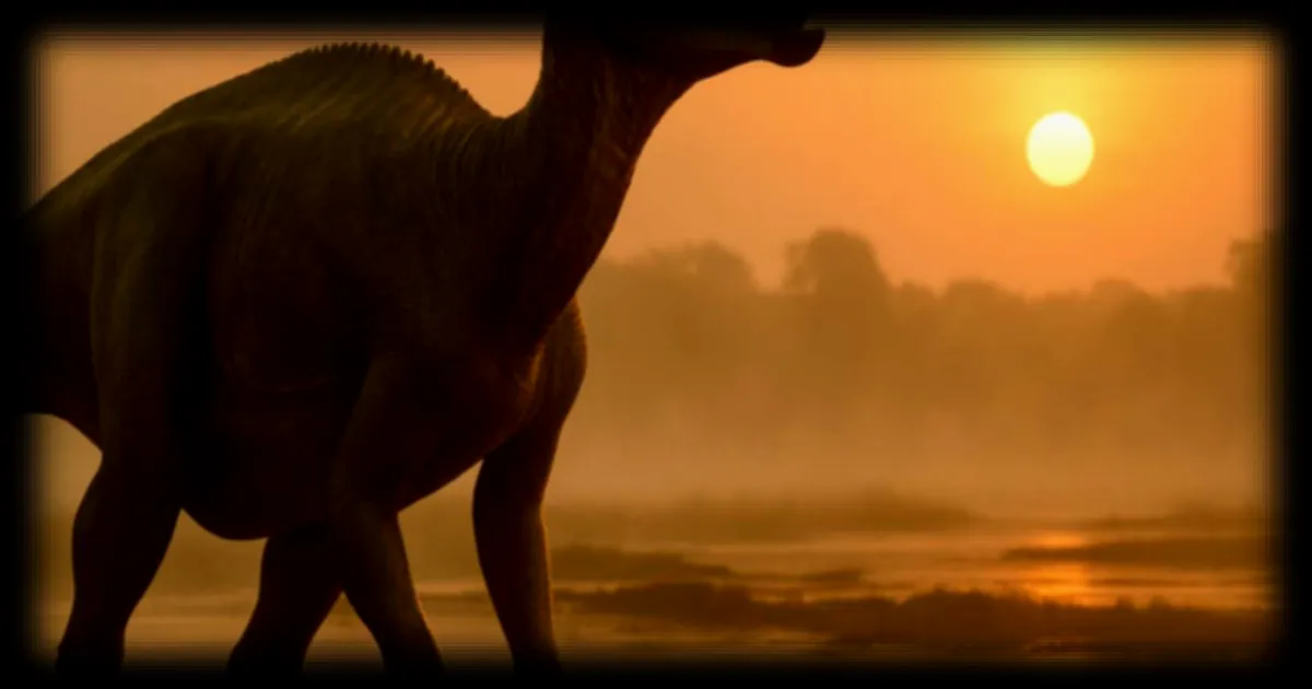 Découverte d'un fossile d'Edmontosaurus avec une dent de T. rex plantée dans son crâne