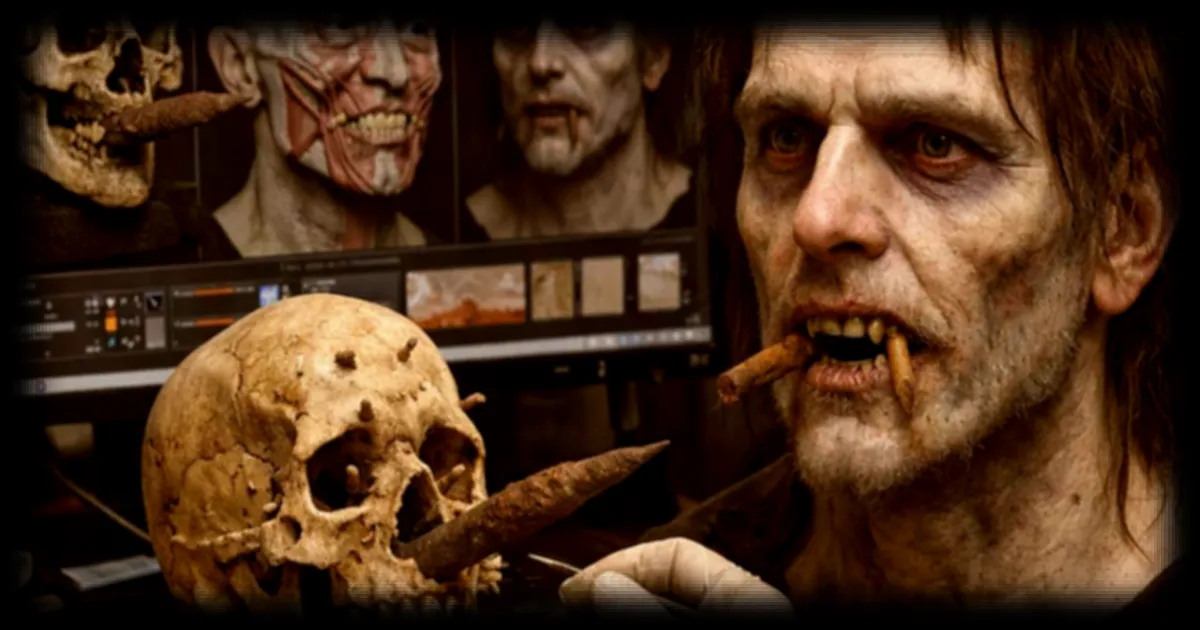 Découverte macabre : le visage d'un prétendu vampire du XVIe siècle révélé après 400 ans