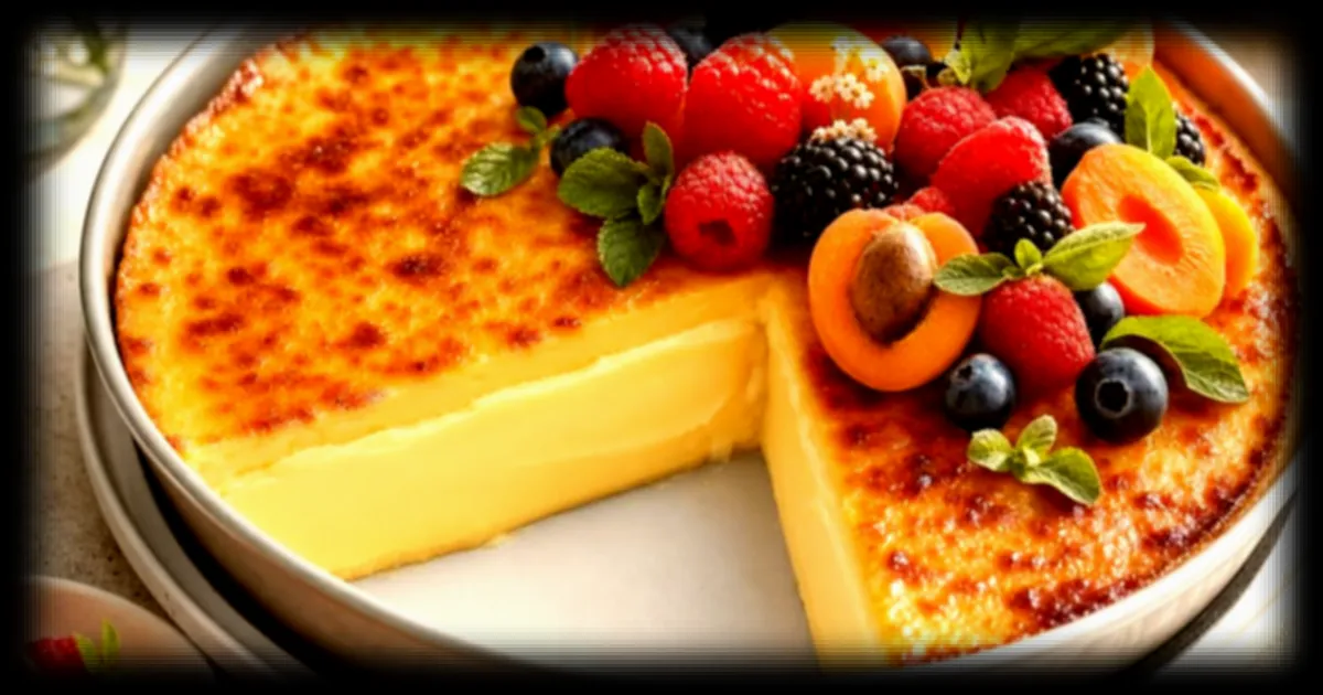 Découvrez le flan sans pâte ultra-léger qui va détrôner vos recettes de dessert cet été