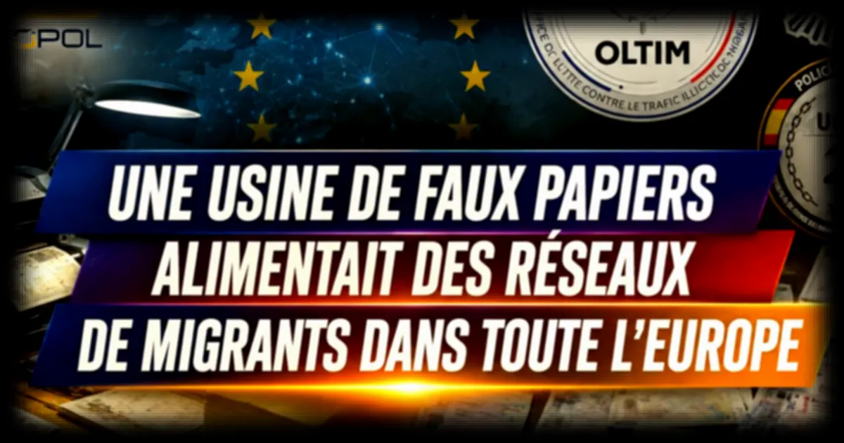Démantèlement d'un atelier clandestin de faux papiers en Espagne