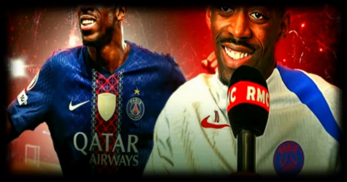 Dembélé confirme son avenir au PSG jusqu'en 2028 et vise une saison 100% engagée