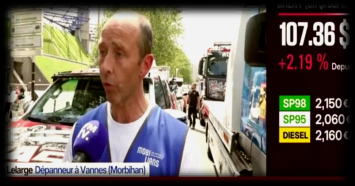 Dépanneurs parisiens en manifestation : la colère monte contre la flambée des prix des carburants