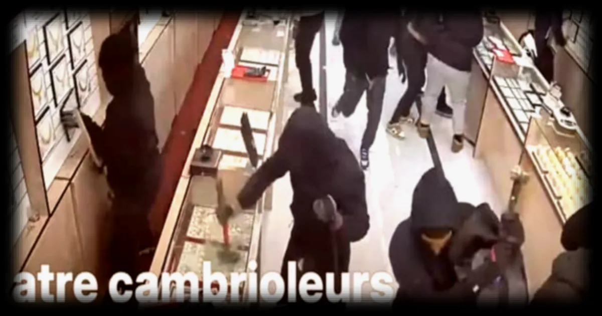 Des cambrioleurs dérobent 1,7 million de dollars de bijoux en seulement 70 secondes