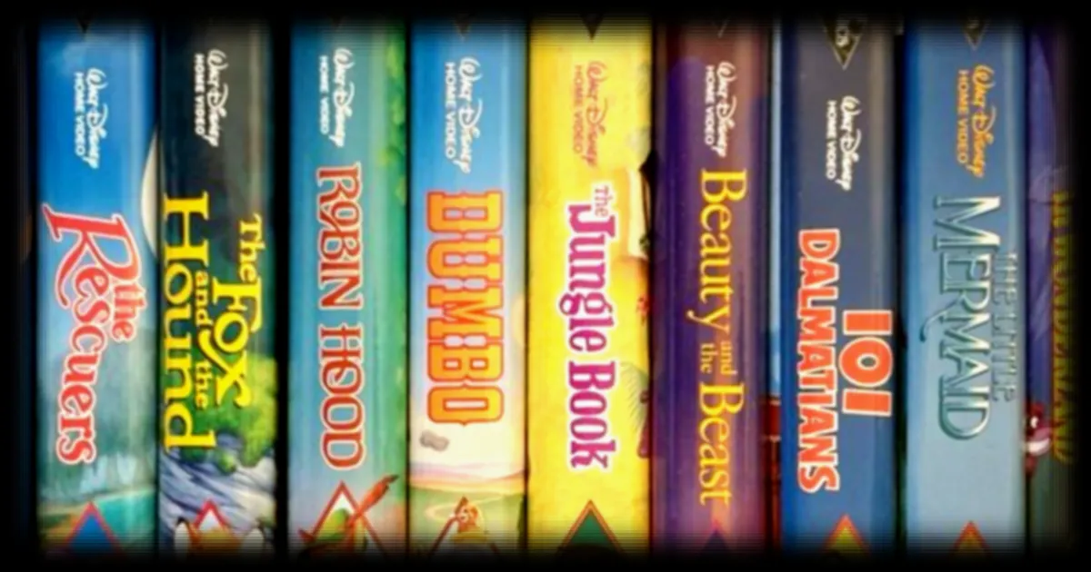 Des cassettes VHS Disney anciennes peuvent valoir une fortune