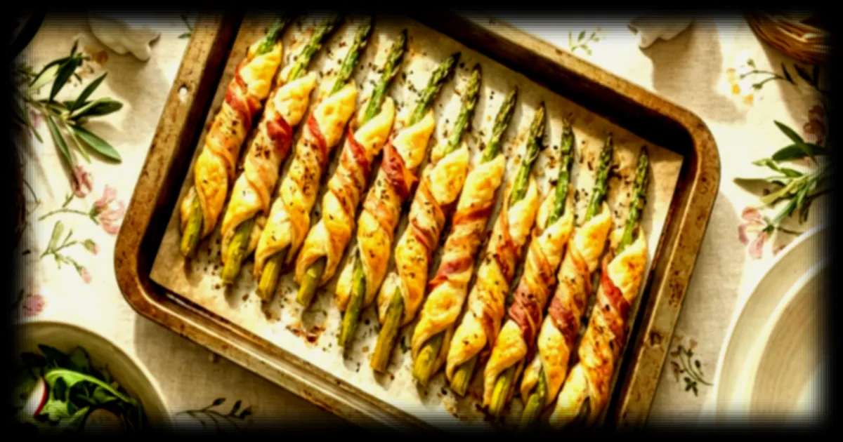Des feuilletés aux asperges à préparer à l'avance pour un repas serein à Pâques