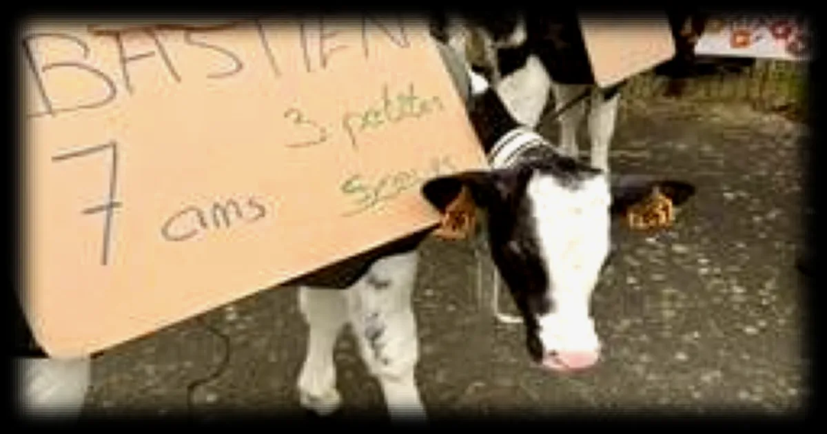 Des parents amènent des animaux pour protester contre la fermeture d'une classe en Mayenne