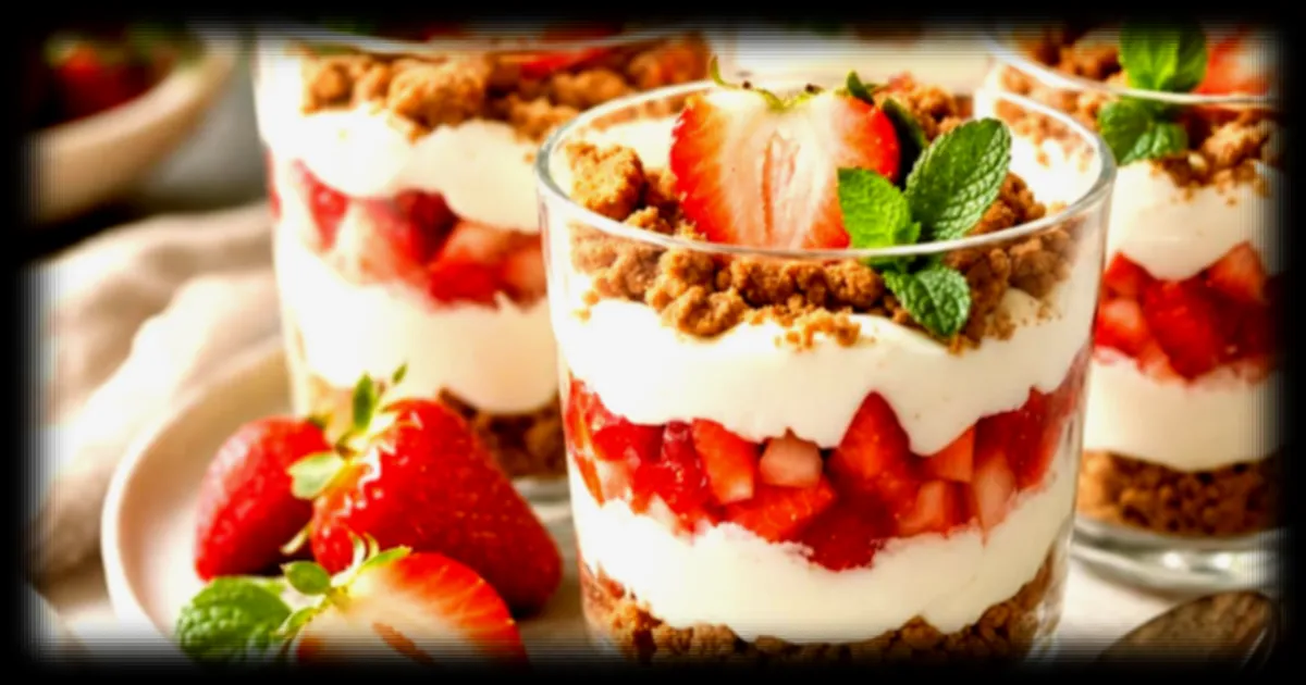 Des verrines aux fraises en moins de 10 minutes : une solution rapide pour les desserts improvisés
