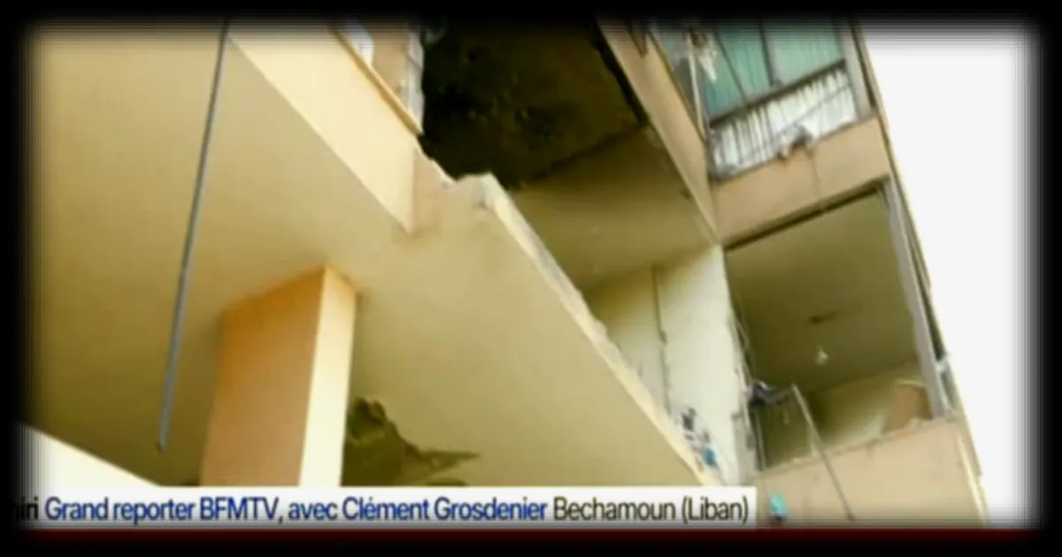 Deux personnes tuées dans un raid israélien à Bechamoun, au Liban: un appartement totalement détruit