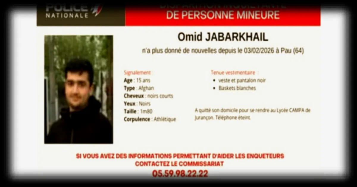 Disparition d'un adolescent à Pau: une enquête ouverte pour 'enlèvement et séquestration'