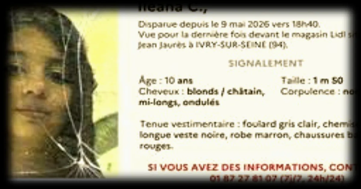 Disparition d’une fillette de 10 ans à Ivry-sur-Seine : la police relance un appel à témoins