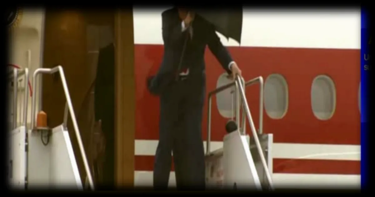 Donald Trump arrive dans l'Ohio pour assister à la finale des "Patriot Games"