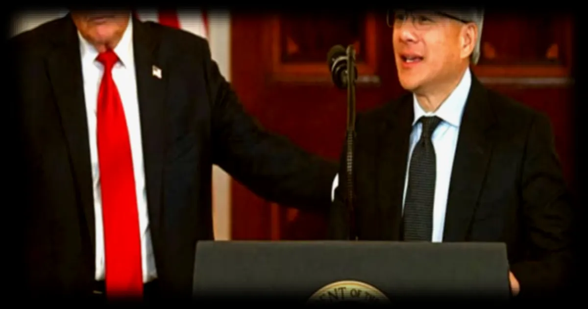 Donald Trump en Chine sans le PDG de Nvidia : un signal des tensions technologiques entre Washington et Pékin