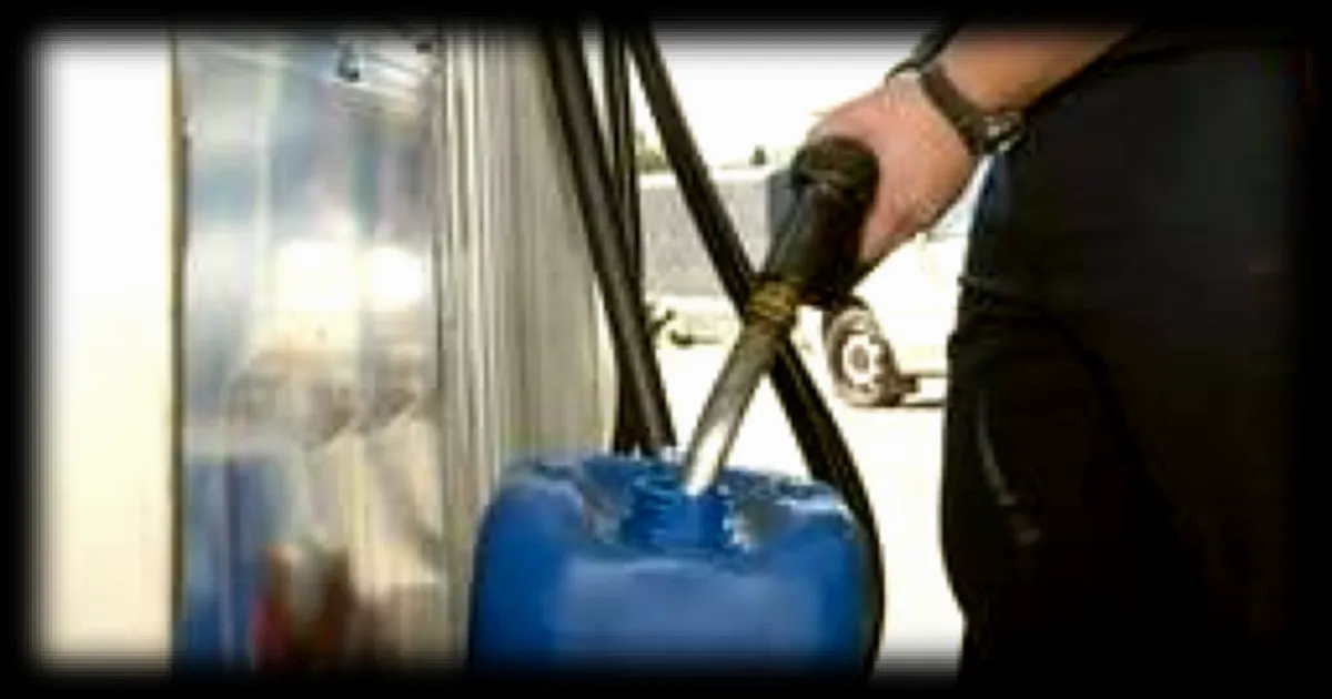 Droits et restrictions pour stocker de l'essence ou du gasoil en cas de pénurie