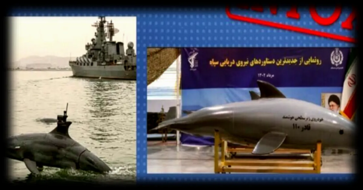 Drones dauphins kamikazes iraniens : des images générées par IA, selon France 24