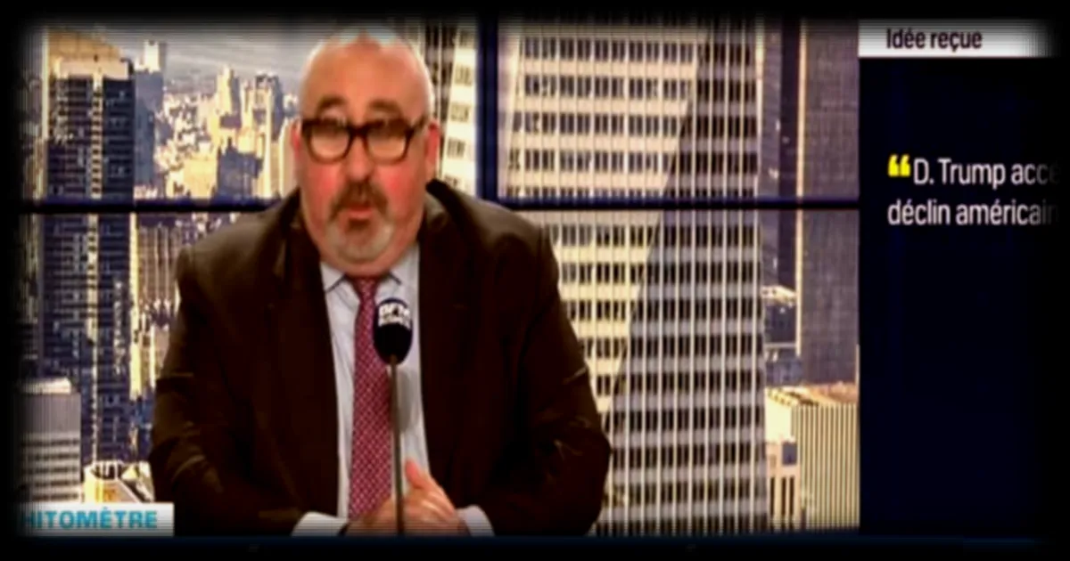 Emmanuel Lechypre dément l'affirmation selon laquelle Donald Trump accélérerait le déclin américain
